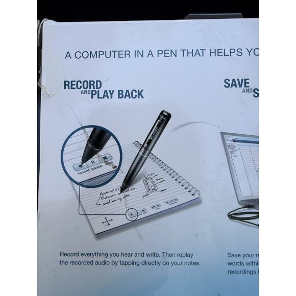 Open Box - Livescribe Pulse Smartpen (4GB) Smart Pen A Computer Pen! - Picture 5 of 10